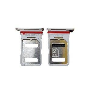 Outer Sim Card Tray Holder for Motorola Moto Edge 30 Silver